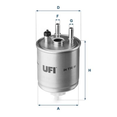 UFI 24 114 00 Yakıt Filtresi 164001137R uygun fiyat hızlı kargo
