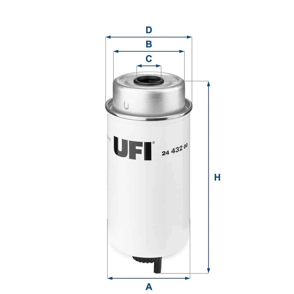 UFI 24 432 00 Yakıt Filtresi 1709059 uygun fiyat hızlı kargo