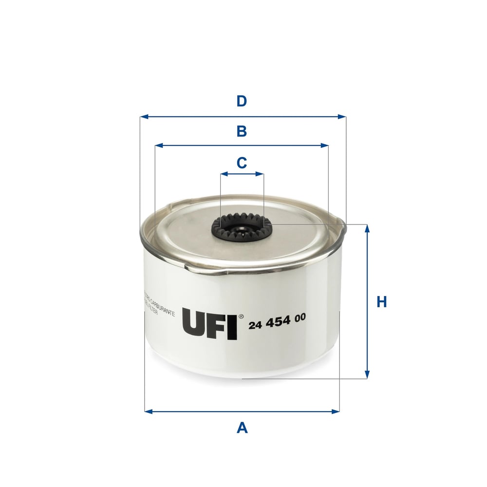 UFI 24 454 00 Yakıt Filtresi 7H32 9C296 AB uygun fiyat hızlı kargo