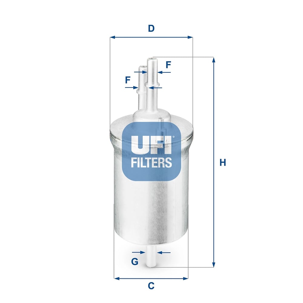 UFI 31 840 00 Yakıt Filtresi 1K0201051C uygun fiyat hızlı kargo