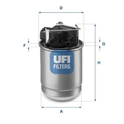 UFI 5551700 Yakıt Filtresi 16400 HV80A uygun fiyat hızlı kargo