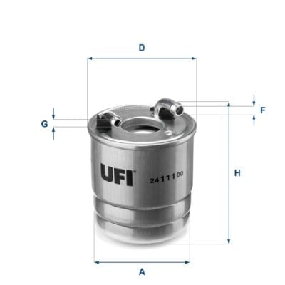 UFI 24 111 00 Yakıt Filtresi 6420901752 uygun fiyat hızlı kargo