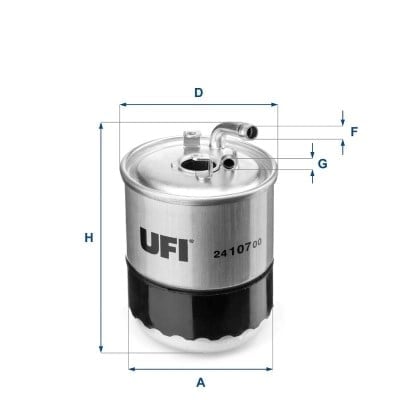 UFI 24 107 00 Yakıt Filtresi 05170896AB uygun fiyat hızlı kargo