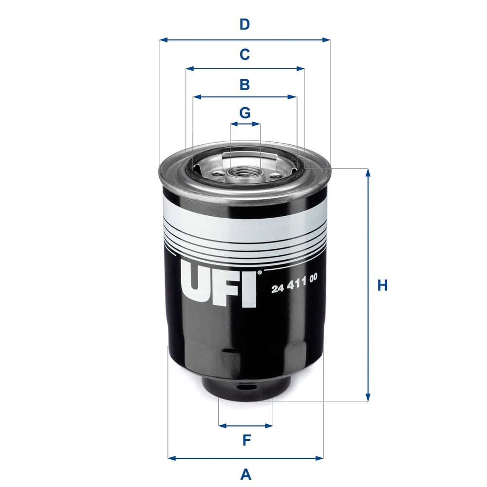 UFI 24 411 00 Yakıt Filtresi 1213456 uygun fiyat hızlı kargo