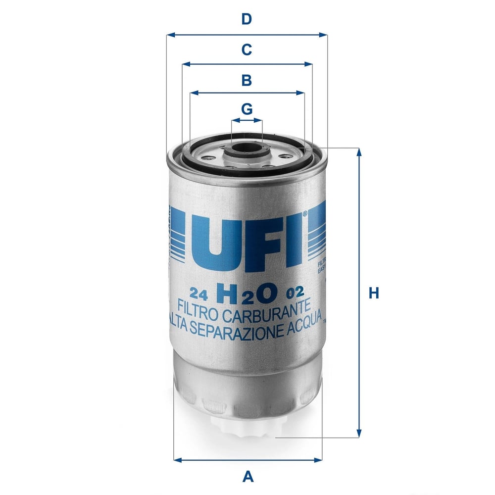 UFI 24 H2O 02 Yakıt Filtresi 1337724080 uygun fiyat hızlı kargo