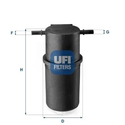 UFI 24 144 00 Yakıt Filtresi 2H0127401 uygun fiyat hızlı kargo