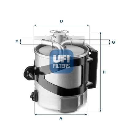 UFI 55 430 00 Yakıt Filtresi 164005190R uygun fiyat hızlı kargo