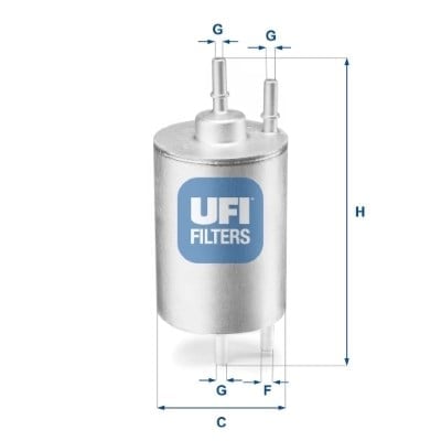 UFI 31 958 00 Yakıt Filtresi 8E0201511L uygun fiyat hızlı kargo