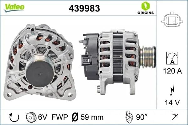 VALEO 439983 Alternatör 2310007865R uygun fiyat hızlı kargo