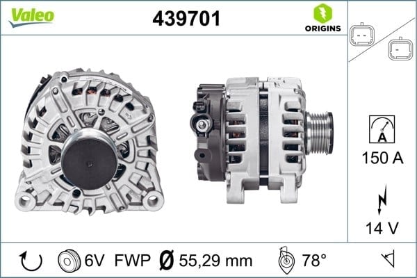 VALEO 439701 Alternatör 1606859180 uygun fiyat hızlı kargo