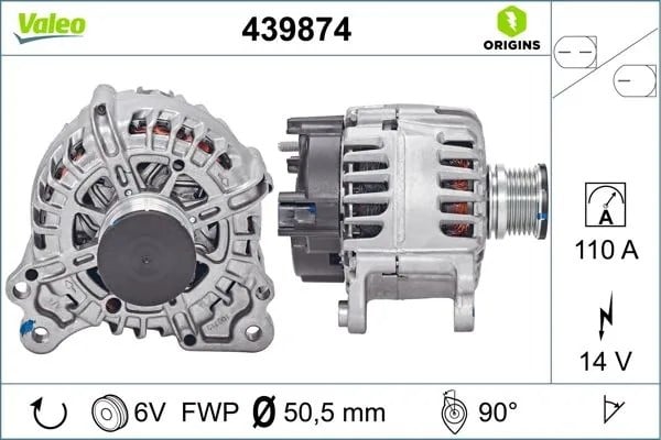VALEO 439874 Alternatör 03L903023J uygun fiyat hızlı kargo