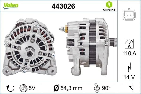VALEO 443026 Alternatör 2310000QA1 uygun fiyat hızlı kargo