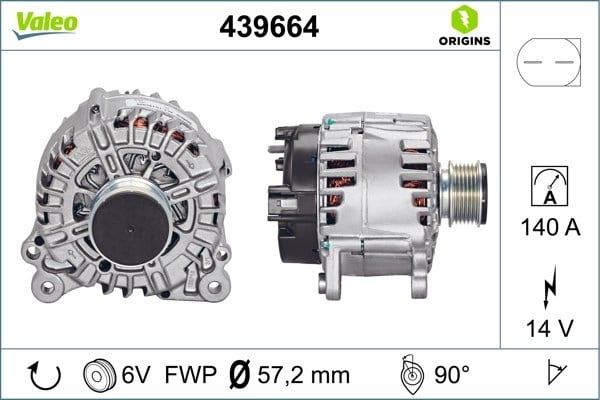 VALEO 439664 Alternatör 06F903023F uygun fiyat hızlı kargo