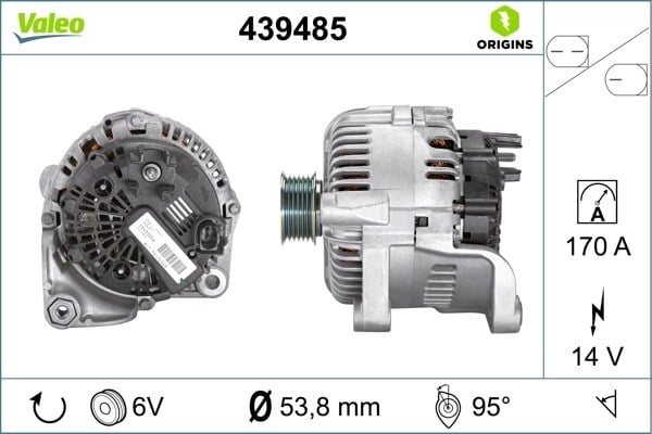 VALEO 439485 Alternatör 12317788821 uygun fiyat hızlı kargo