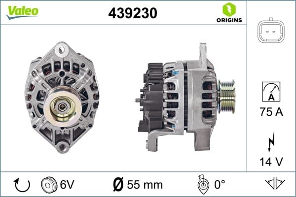 VALEO 439230 Alternatör 4403248 uygun fiyat hızlı kargo