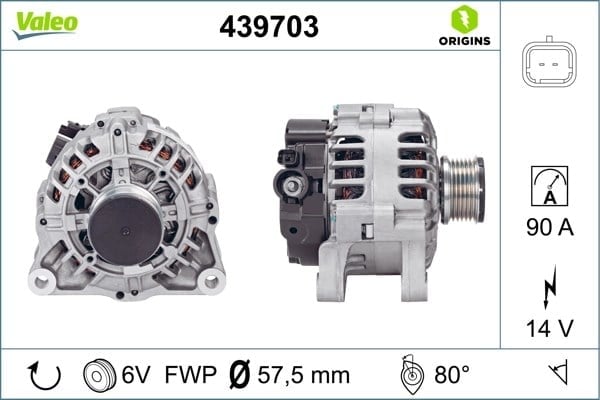 VALEO 439703 Alternatör 5702H7 uygun fiyat hızlı kargo