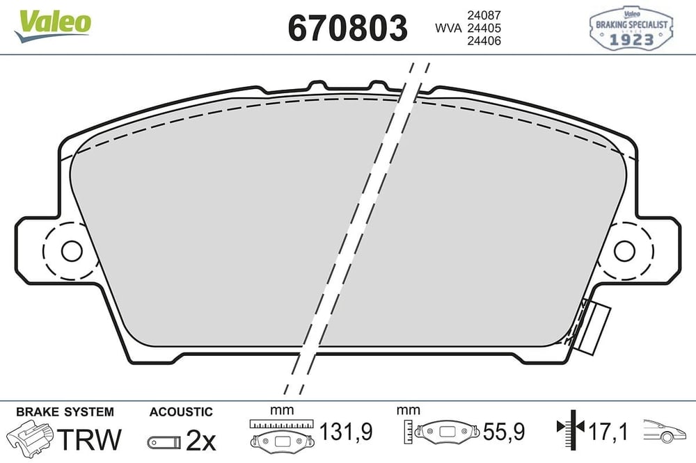 VALEO 670803 Fren Balatası 45022SMGE00 uygun fiyat hızlı kargo