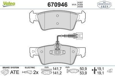 VALEO 670946 Fren Balatası 7L6698451 uygun fiyat hızlı kargo