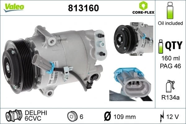 VALEO 813160 Klima Kompresörü 13271266 uygun fiyat hızlı kargo