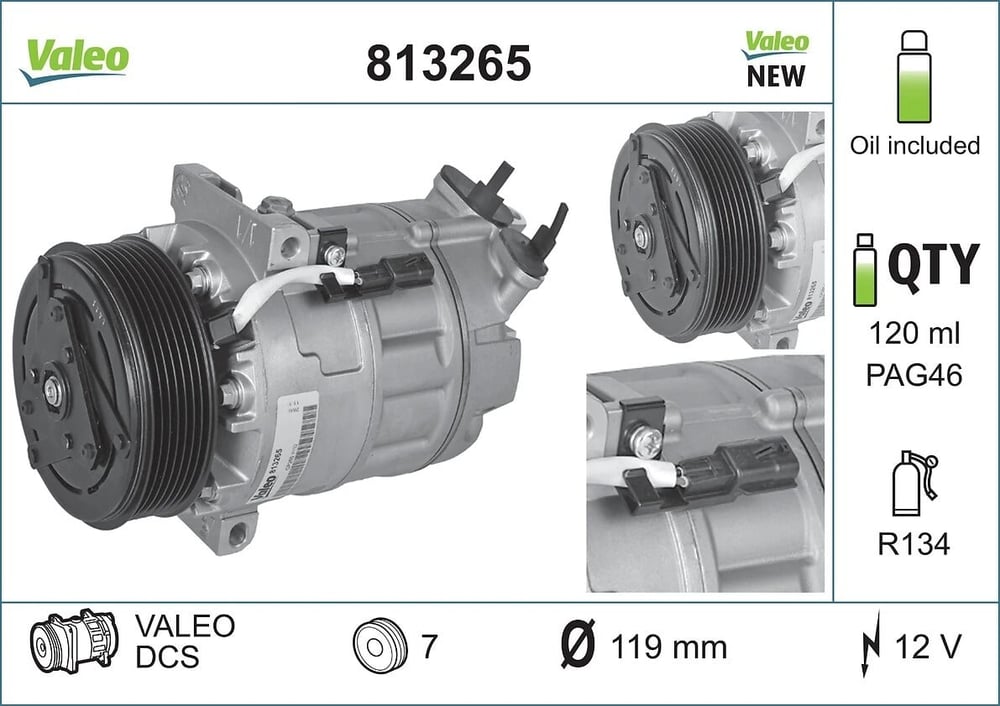 VALEO 813265 Klima Kompresörü 2763000Q0A uygun fiyat hızlı kargo