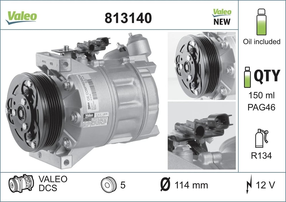 VALEO 813140 Klima Kompresörü 1377827 uygun fiyat hızlı kargo