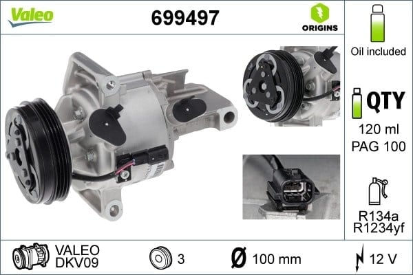 VALEO 699497 Klima Kompresörü 9260000Q0E uygun fiyat hızlı kargo