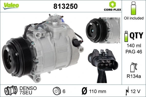 VALEO 813250 Klima Kompresörü 64509180549 uygun fiyat hızlı kargo
