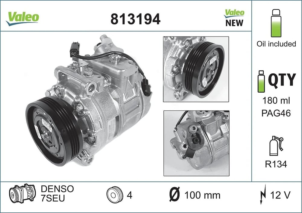 VALEO 813194 Klima Kompresörü 64506901783 uygun fiyat hızlı kargo