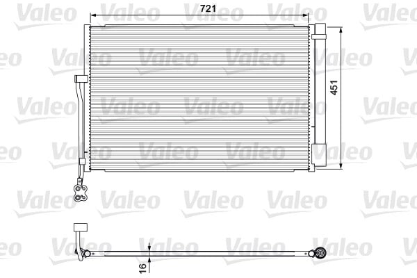 VALEO 814379 Klima Radyatörü 7P0820411A uygun fiyat hızlı kargo