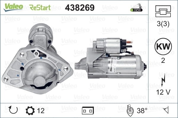 VALEO 438269 Marş Motoru 1202511 uygun fiyat hızlı kargo