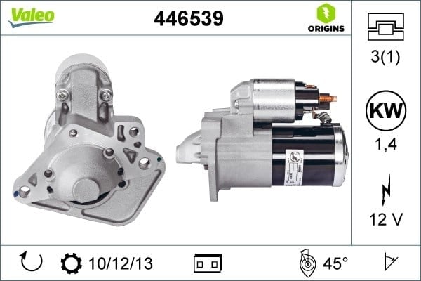VALEO 446539 Marş Motoru 2330000Q0F uygun fiyat hızlı kargo