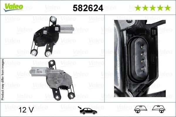 VALEO 582624 Silecek Motoru 5G0955711C uygun fiyat hızlı kargo