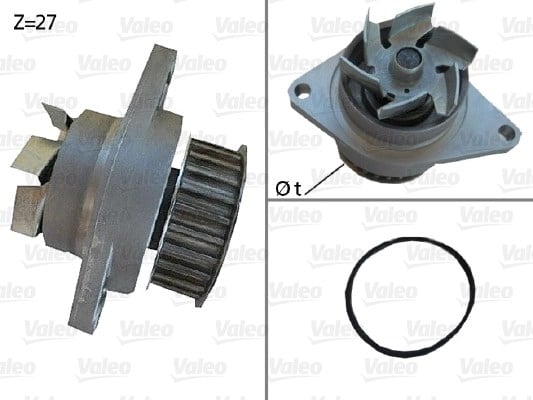 VALEO 506385 Su Pompası Devirdaim 030121008M uygun fiyat hızlı kargo