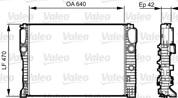 VALEO 732855 Su Radyatörü 2115000802 uygun fiyat hızlı kargo