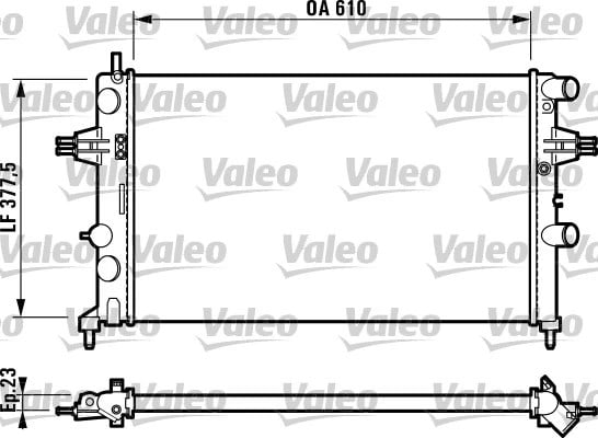 VALEO 732551 Su Radyatörü 1300195 uygun fiyat hızlı kargo