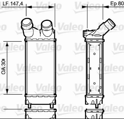 VALEO 818866 Turbo Radyatörü 0384 L9 uygun fiyat hızlı kargo