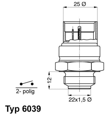 WAHLER BORGWARNER 6039 95D Fan Müşürü 3729594811 uygun fiyat hızlı kargo