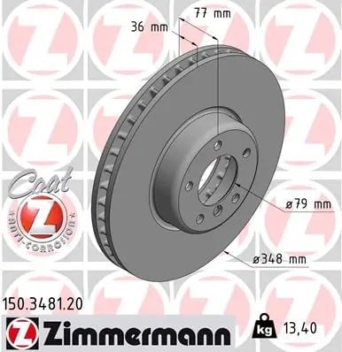 ZIMMERMANN 150 3481 20 Fren Diski 34116766871 uygun fiyat hızlı kargo