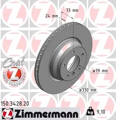 ZIMMERMANN 150 3428 20 Fren Diski 34116764645 uygun fiyat hızlı kargo