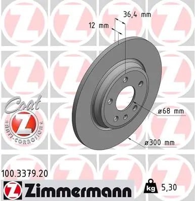 ZIMMERMANN 100337920 Fren Diski 80A615601B uygun fiyat hızlı kargo