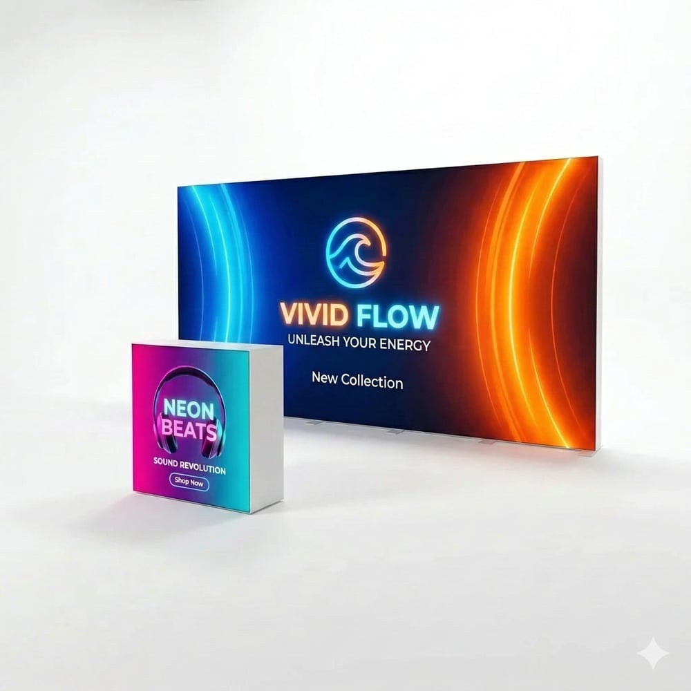 15 m² Modüler Lightbox Fuar Standı (500x300 cm)
