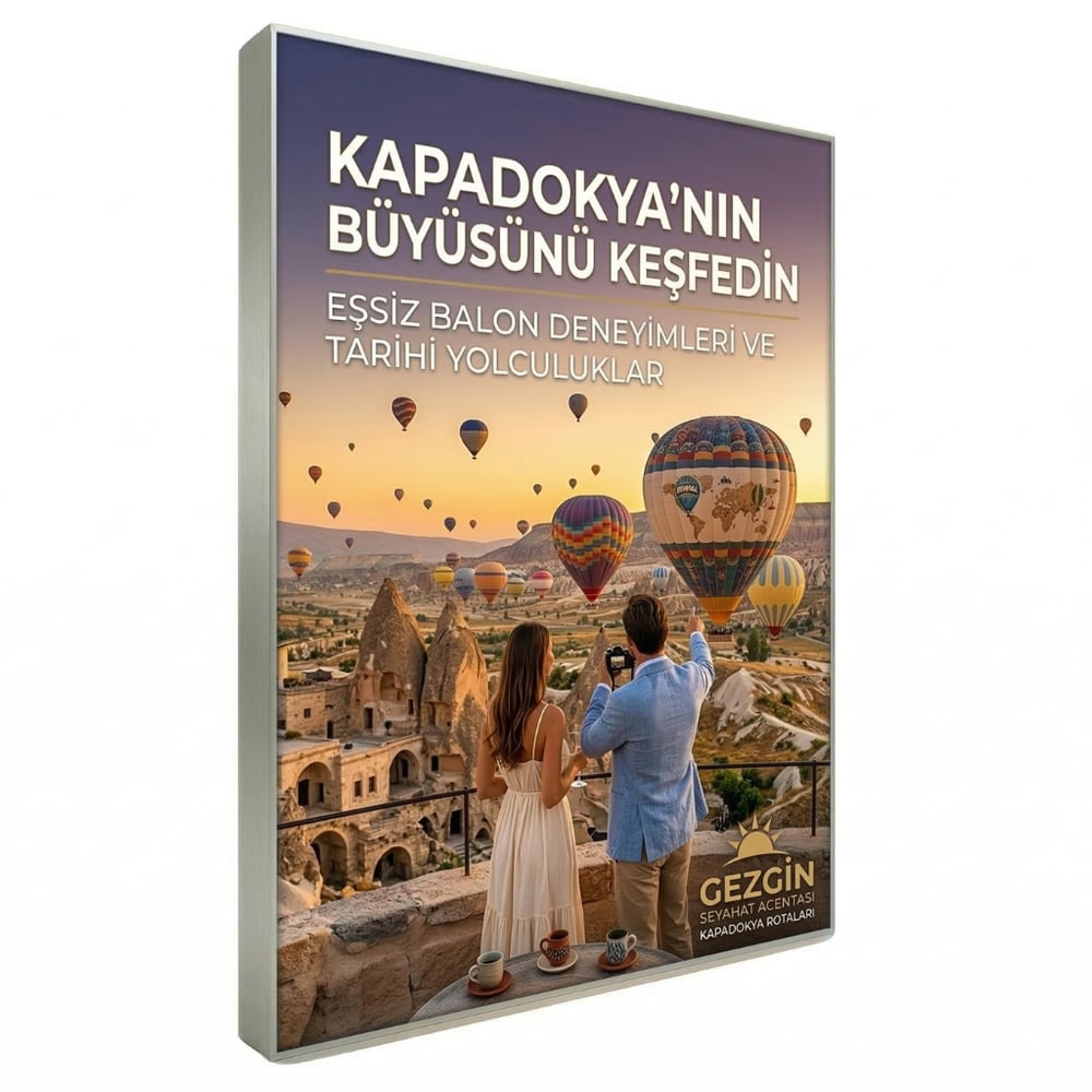 40x60 cm Duvar Tipi Lightbox Tabela - 5 cm kasa