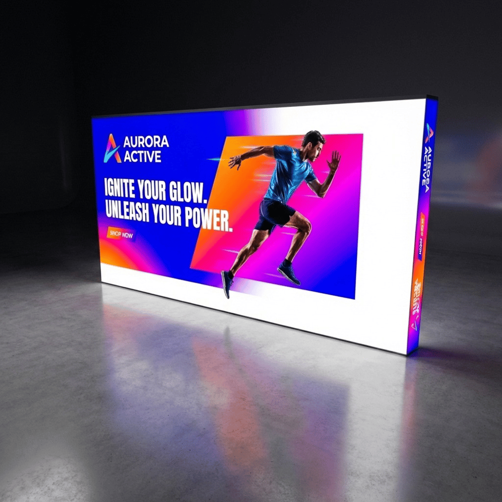T3 Modüler Lightbox 500×250 cm - Genel Görünüm