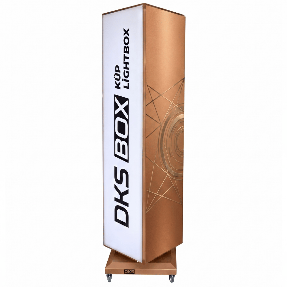 DKS RS118 Işıklı 360° Dönen Tabela Lightbox 40x180cm