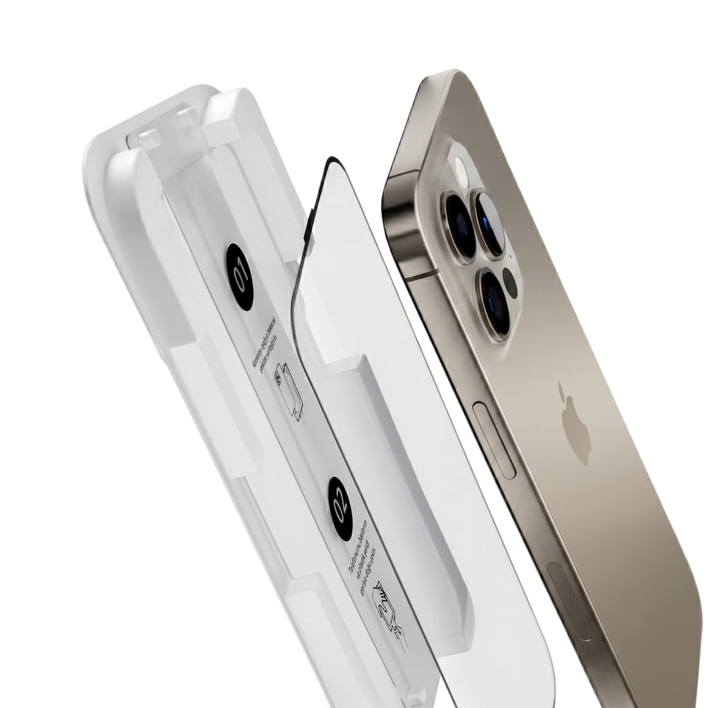 Fulltech MagicBox iPhone 17 Pro Premium Tempered Glass Aparatlı Ekran Koruyucu - Clear