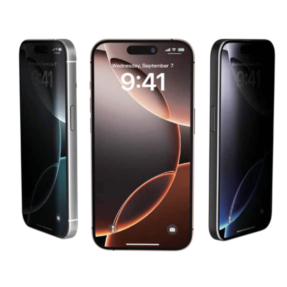 Fulltech MagicBox iPhone17e/16e/14/13Pro/13 Premium Tempered Glass Aparatlı Ekran Koruyucu - Privacy
