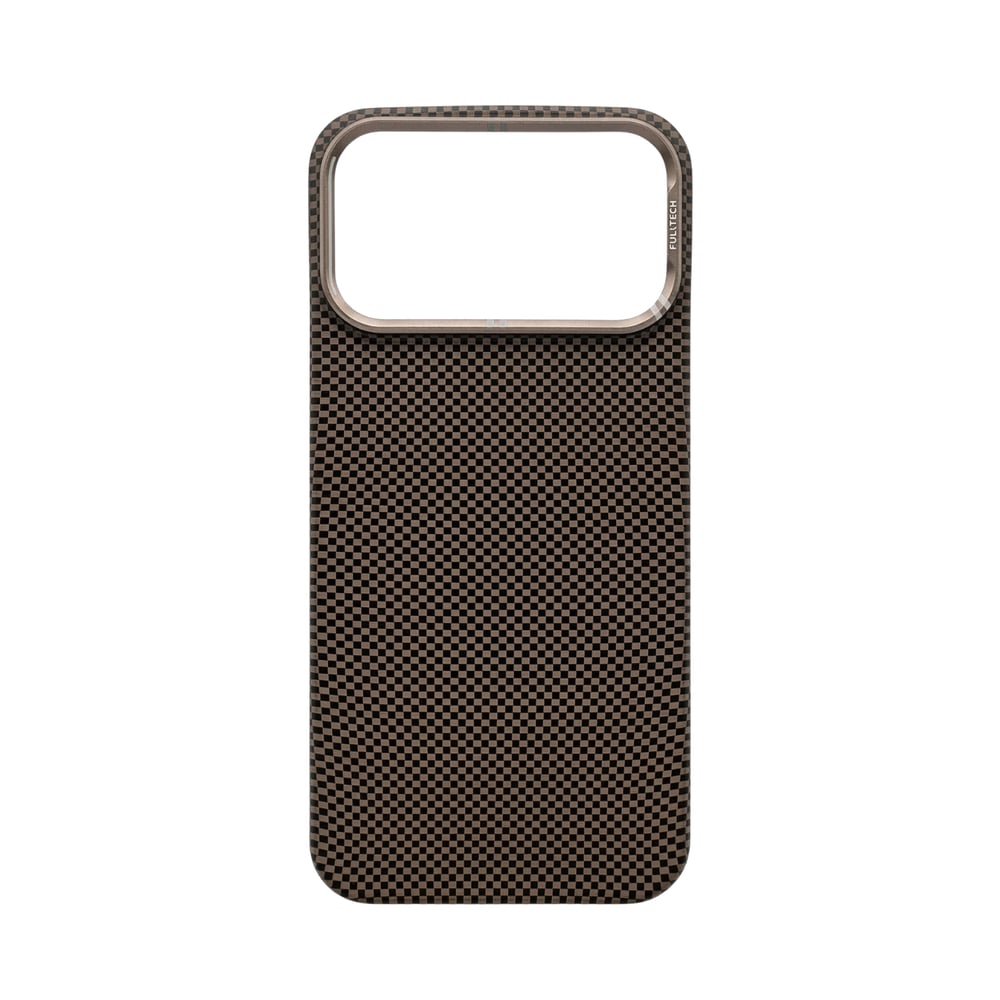 Fulltech PC1 iPhone 17 Pro Max Magsafe Karbon Tasarım Kılıf - Desert Brown