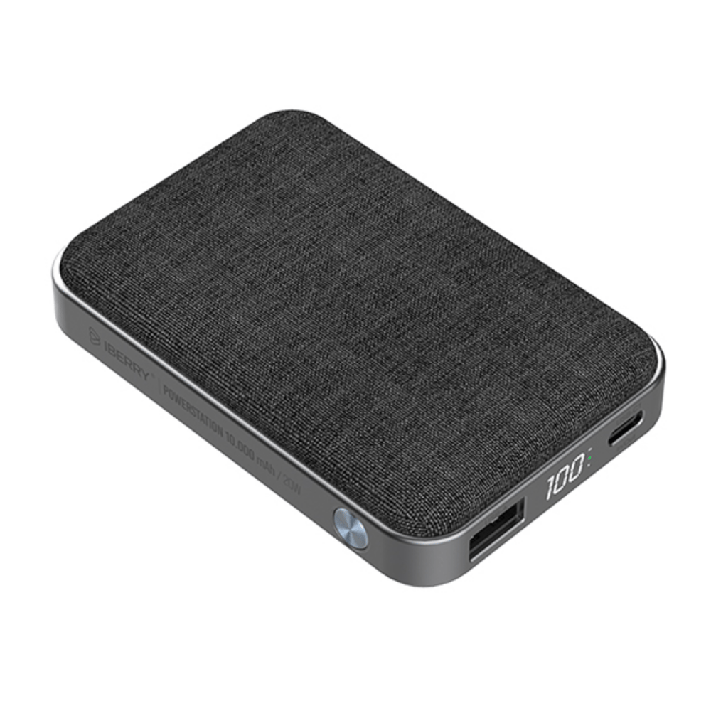 iBerry İ20L 10.000 mAh 20W Çıkışlı Powerbank - Siyah