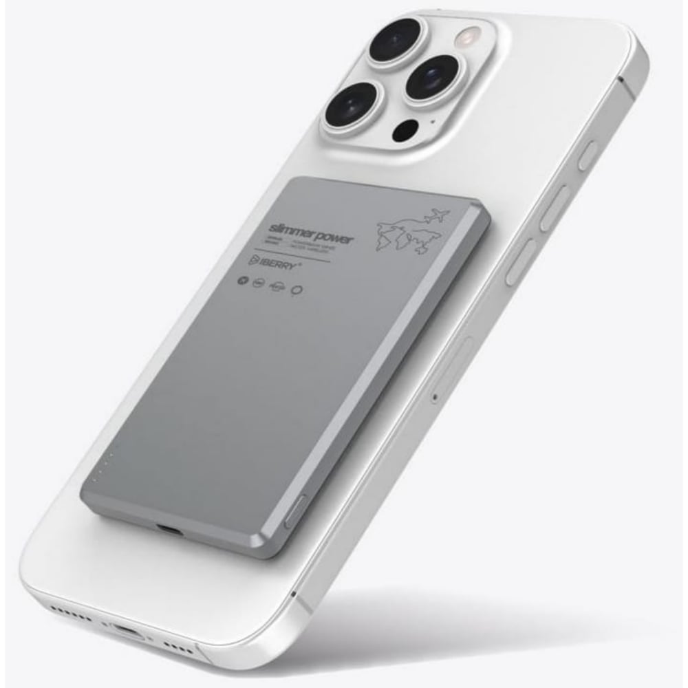 iBerry Wim25G 5.000 mAh 15W Çıkışlı Powerbank - Gri