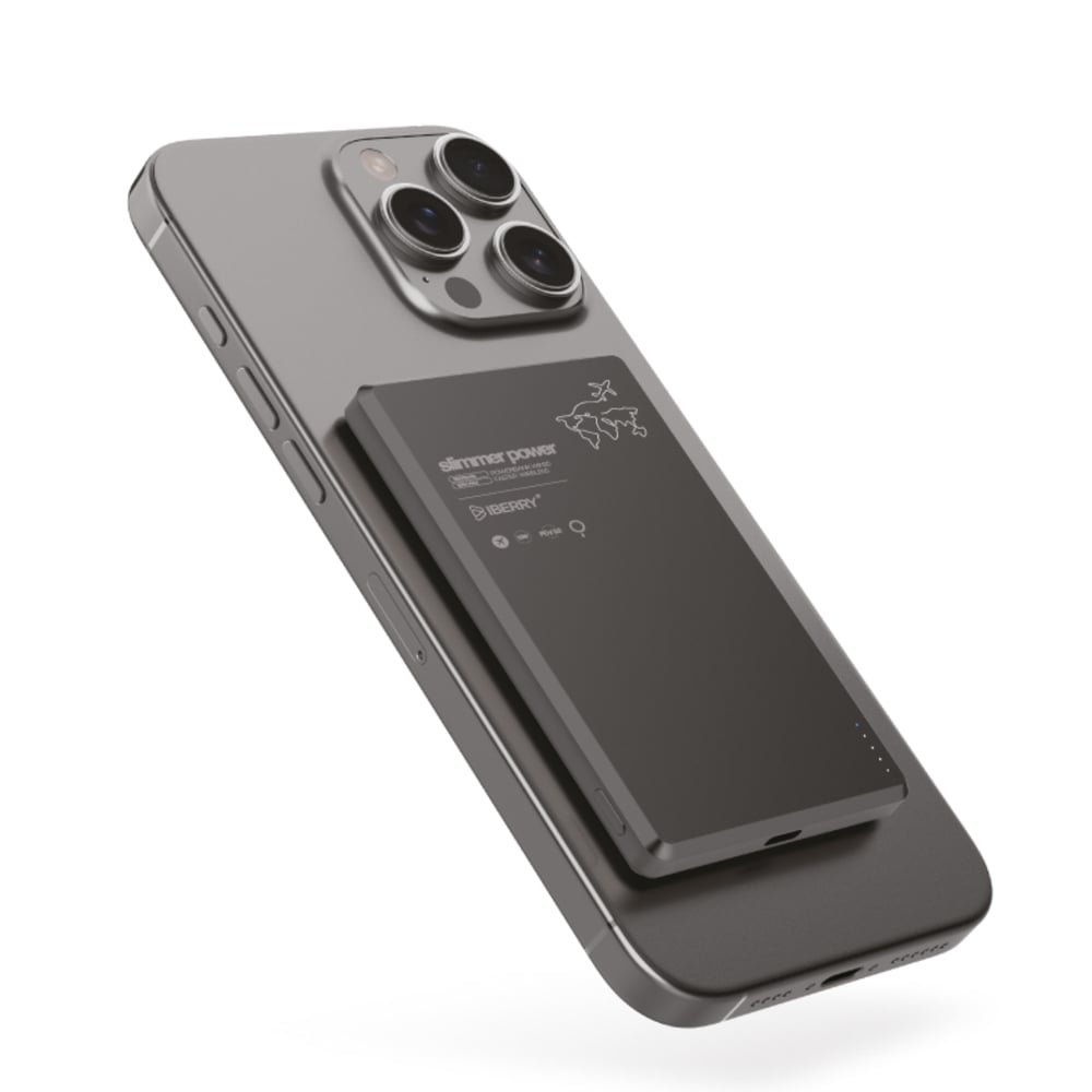 iBerry Wim25S 5.000 mAh 15W Çıkışlı Powerbank- Siyah